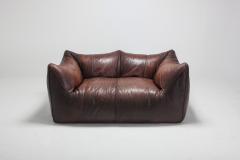 Mario Bellini Bambole First Edition in Brown Leather by Mario Bellini 1970s - 1051761