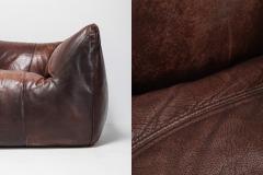 Mario Bellini Bambole First Edition in Brown Leather by Mario Bellini 1970s - 1051762