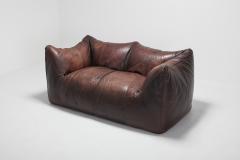 Mario Bellini Bambole First Edition in Brown Leather by Mario Bellini 1970s - 1051763