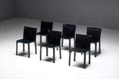 Mario Bellini CAB 412 Chairs by Mario Bellini for Cassina Italy 1970s - 4385868