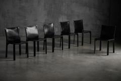 Mario Bellini CAB 412 Chairs by Mario Bellini for Cassina Italy 1970s - 4385878