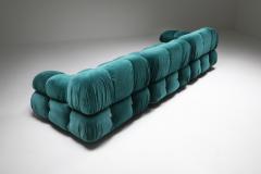 Mario Bellini Camaleonda Green Velvet three element sofa by Mario Bellini B B Italia 1970s - 2399186