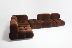 Mario Bellini Camaleonda Sectional Sofa by Mario Bellini In Original Brown Velvet 1970s - 1051906