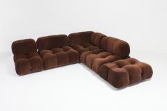 Mario Bellini Camaleonda Sectional Sofa by Mario Bellini In Original Brown Velvet 1970s - 1051908