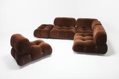 Mario Bellini Camaleonda Sectional Sofa by Mario Bellini In Original Brown Velvet 1970s - 1051909