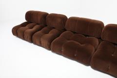 Mario Bellini Camaleonda Sectional Sofa by Mario Bellini In Original Brown Velvet 1970s - 1051910