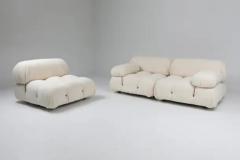 Mario Bellini Camaleonda Sofa Set in Boucle Wool with Armrests by Mario Bellini 1970s - 3405545