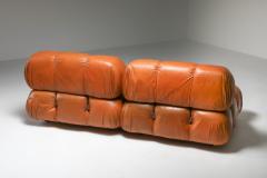 Mario Bellini Camaleonda in original cognac leather 1970s - 1638233