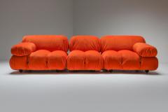 Mario Bellini Camaleonda sectional sofa in bright orange 1970s - 1395216