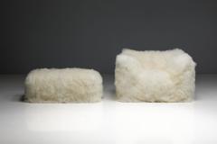 Mario Bellini Le Bambole Armchair Ottoman by Mario Bellini for B B Italia Italy 1970s - 4389901