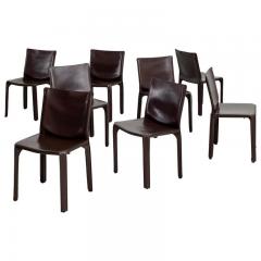 Mario Bellini MARIO BELLINI CAB CHAIRS IN CHOCOLATE LEATHER - 1787030