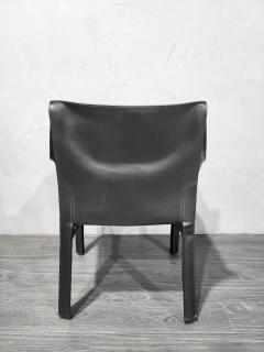 Mario Bellini Mario Bellini 413 CAB Chairs for Cassina in Black Leather Set of 8 - 2693085