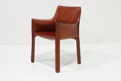 Mario Bellini Mario Bellini 413 CAB Chairs for Cassina in Hazelnut Leather 5 available - 3160298