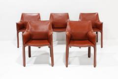 Mario Bellini Mario Bellini 413 CAB Chairs for Cassina in Hazelnut Leather 5 available - 3160307