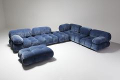 Mario Bellini Mario Bellini Camaleonda Sectional Sofa in Blue Velvet 1970s - 940033