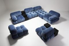 Mario Bellini Mario Bellini Camaleonda Sectional Sofa in Blue Velvet 1970s - 940038