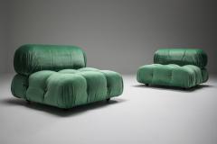 Mario Bellini Mario Bellini Camaleonda in Pierre Frey Velvet Green Upholstery 1970s - 1931190