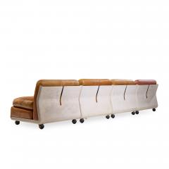 Mario Bellini Mario Bellini for B B Italia Amanta Leather and Fiberglass Sectional Sofa - 4534278