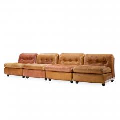 Mario Bellini Mario Bellini for B B Italia Amanta Leather and Fiberglass Sectional Sofa - 4534280