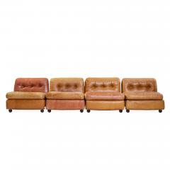 Mario Bellini Mario Bellini for B B Italia Amanta Leather and Fiberglass Sectional Sofa - 4534281
