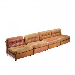 Mario Bellini Mario Bellini for B B Italia Amanta Leather and Fiberglass Sectional Sofa - 4534285