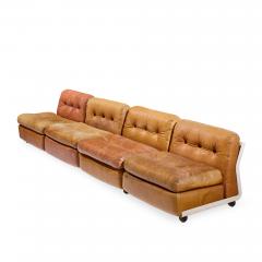 Mario Bellini Mario Bellini for B B Italia Amanta Leather and Fiberglass Sectional Sofa - 4534286