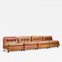 Mario Bellini Mario Bellini for B B Italia Amanta Leather and Fiberglass Sectional Sofa - 4534399