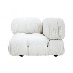 Mario Bellini Mario Bellini for B B Italia Camaleonda White Boucl Fabric Modular Sofa - 2077888