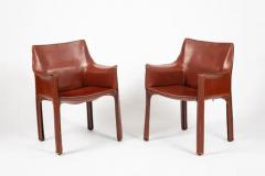 Mario Bellini Mario Bellini for Cassina CAB 413 Chairs in Leather - 3726383