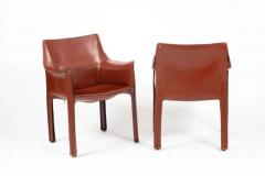 Mario Bellini Mario Bellini for Cassina CAB 413 Chairs in Leather - 3726390