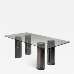 Mario Bellini Mario Bellinis Colonnata marble table black 1970s - 1483497