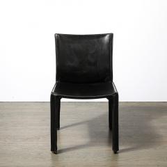 Mario Bellini Mid Century CAB 413 Leather Dining Desk Chair by Mario Bellini for Cassina - 3898958