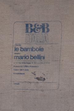 Mario Bellini Mid Century Modern Le Bambole Sofa by Mario Bellini for B B Italia - 2884251