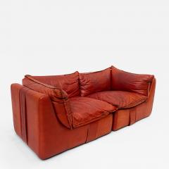 Mario Bellini Mid Century Modern Leather Sofa by Mario Bellini - 2510568