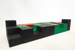 Mario Bellini Mid Century Modern Set of 9 Gli Scacchi Pieces by Mario Bellini for B B Italia - 2769867