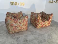 Mario Bellini Pair of 2 Le Bambole Armchair Designed by Mario Bellini for C B 1972 - 3449475