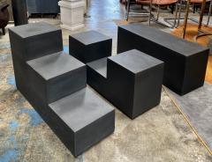 Mario Bellini Pair of 3 Mario Bellini for C B Gli Scacchi Elements - 2035090
