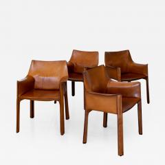 Mario Bellini SET OF 4 BELLINI CAB CHAIRS - 1069033