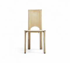 Mario Bellini Set of 4 Chairs in Suede Mario Bellini 1970s Lot 20A - 4351053