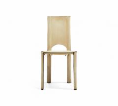 Mario Bellini Set of 4 Chairs in Suede Mario Bellini 1970s Lot 20A - 4351055