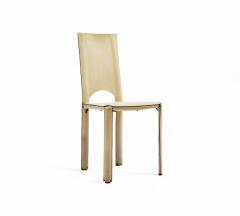 Mario Bellini Set of 4 Chairs in Suede Mario Bellini 1970s Lot 20A - 4351056