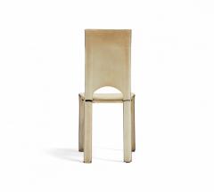 Mario Bellini Set of 4 Chairs in Suede Mario Bellini 1970s Lot 20A - 4351057