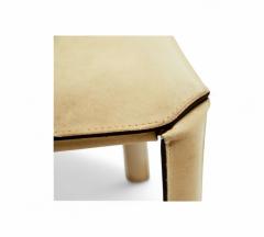 Mario Bellini Set of 4 Chairs in Suede Mario Bellini 1970s Lot 20A - 4351062