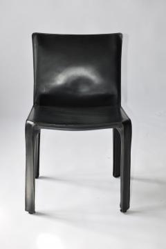 Mario Bellini Set of Ten Black Leather Cab Chairs by Mario Bellini for Cassina - 119241