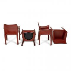 Mario Bellini Six Red Mario Bellini Cab 413 Armchairs - 3476022