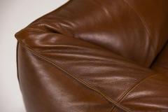 Mario Bellini Two seater Sofa Le Bambole in Cognac Leather by Mario Bellini for B B Italia - 3793588