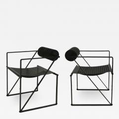 Mario Botta Mid Century Modern Pair of Chairs Mod Seconda Designed by Mario Botta 1982 - 2078841