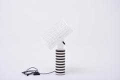 Mario Botta Postmodern Italian Black and White Table Lamp Shogun by Mario Botta - 2037467