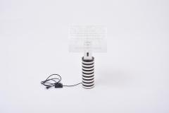 Mario Botta Postmodern Italian Black and White Table Lamp Shogun by Mario Botta - 2037469