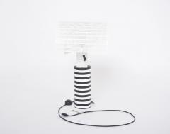 Mario Botta Postmodern Italian Black and White Table Lamp Shogun by Mario Botta - 3800996